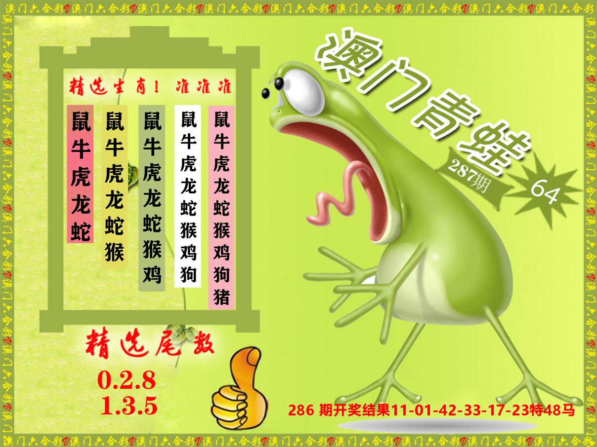 青蛙系列64 第287期