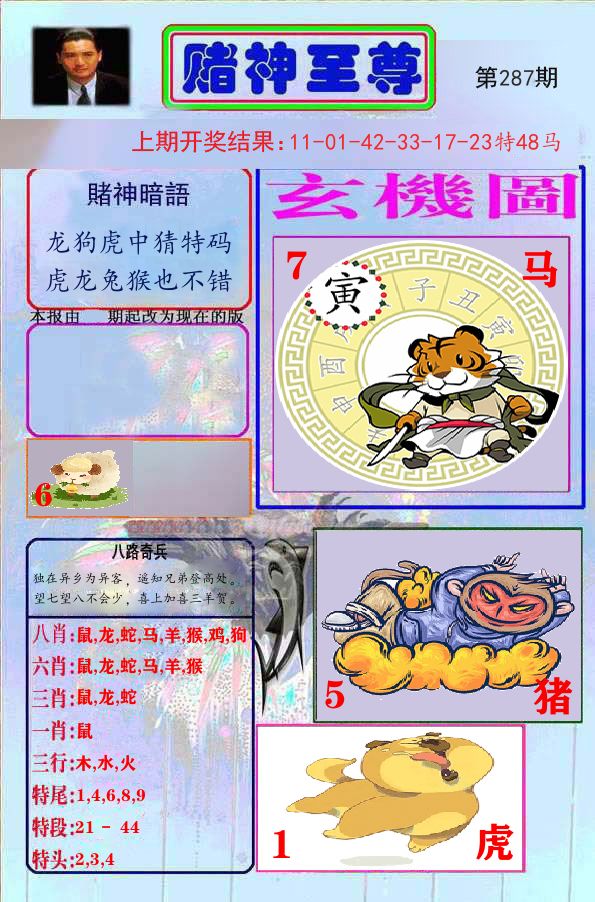 赌神至尊 第287期