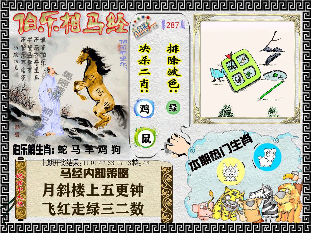 伯乐相马经 第287期