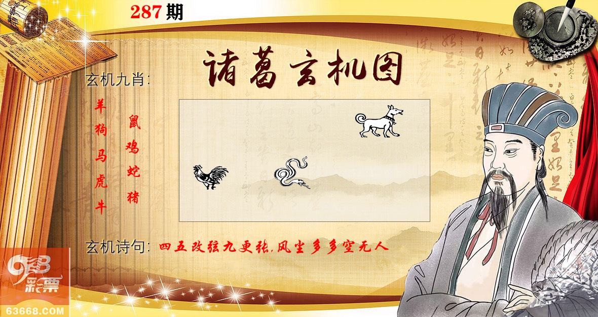 诸葛玄机图 第287期