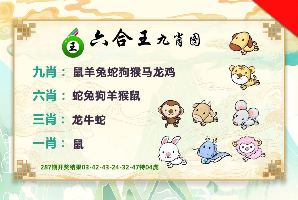 六合王九肖图 第288期