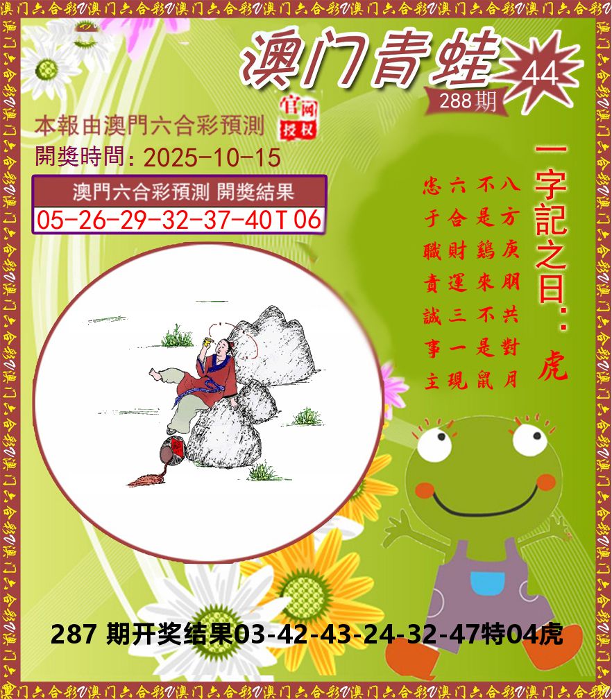 青蛙系列44 第288期