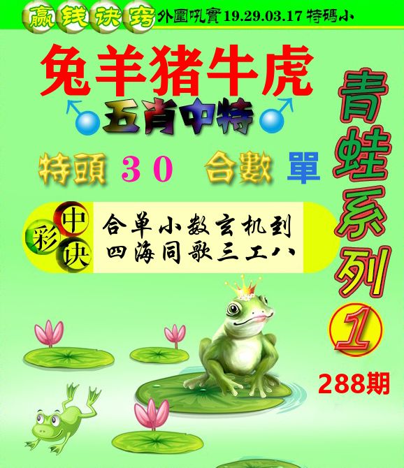 青蛙彩图 第288期