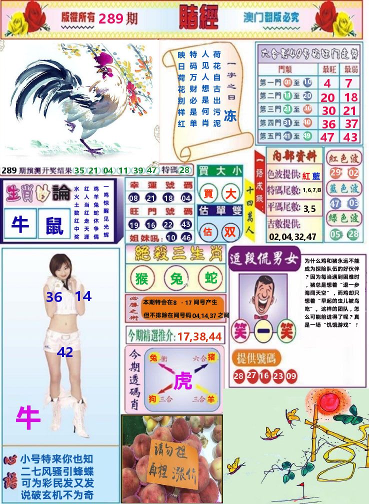 澳门赌经 第289期