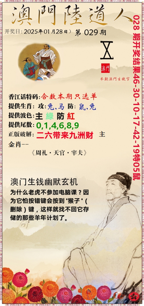 澳门陆道人 第29期