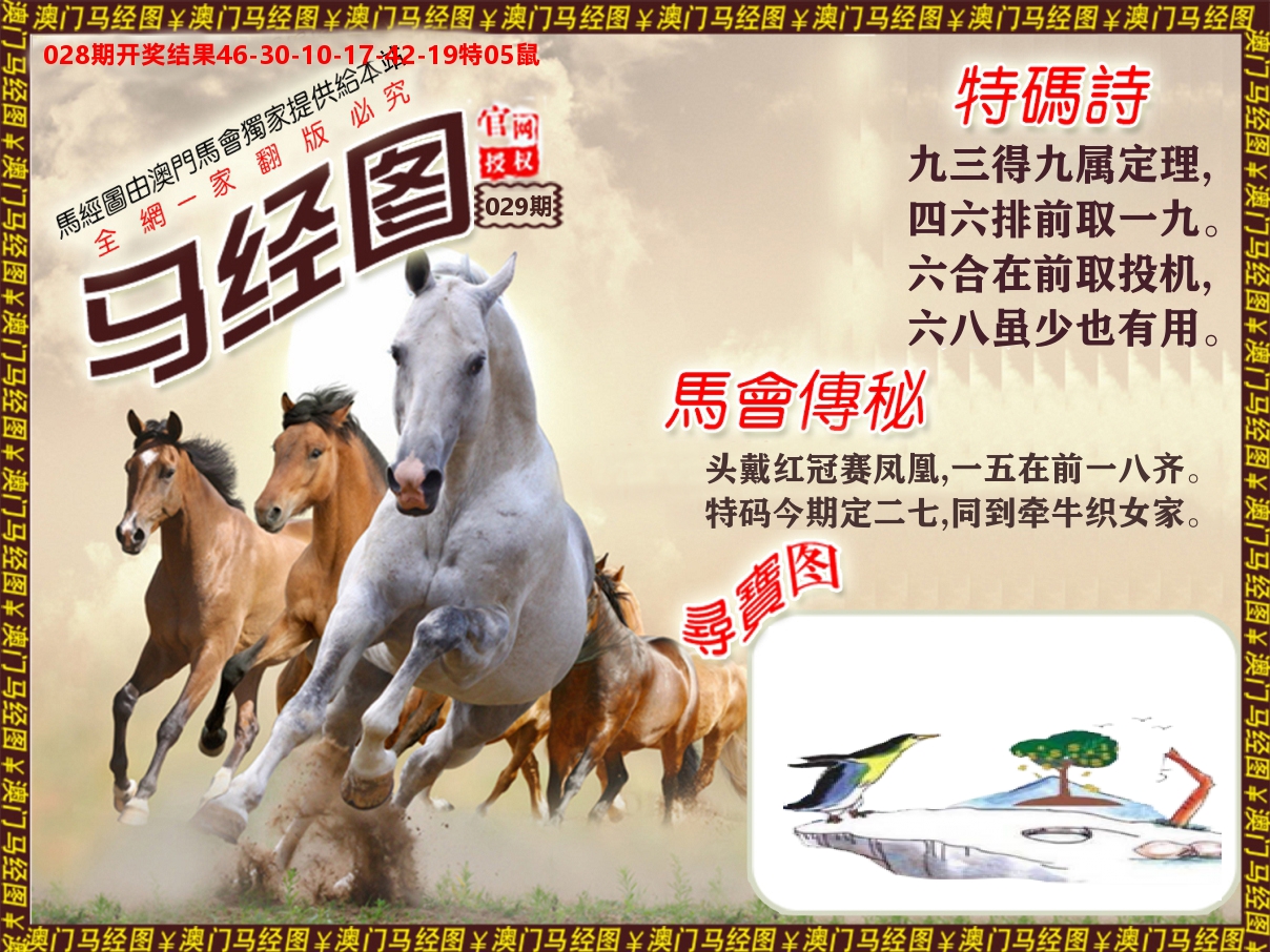 马经系列 第29期