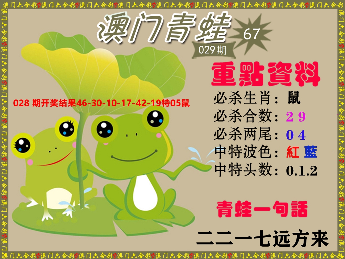 青蛙系列67 第29期