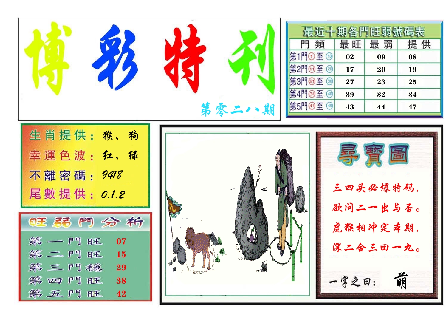 博彩特刊 第29期