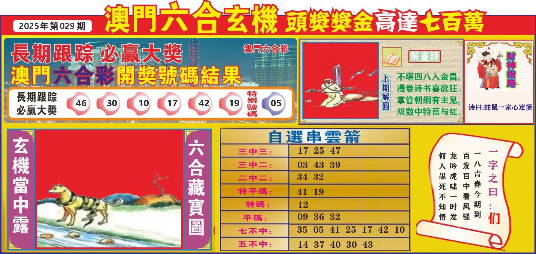 七星彩图C 第29期