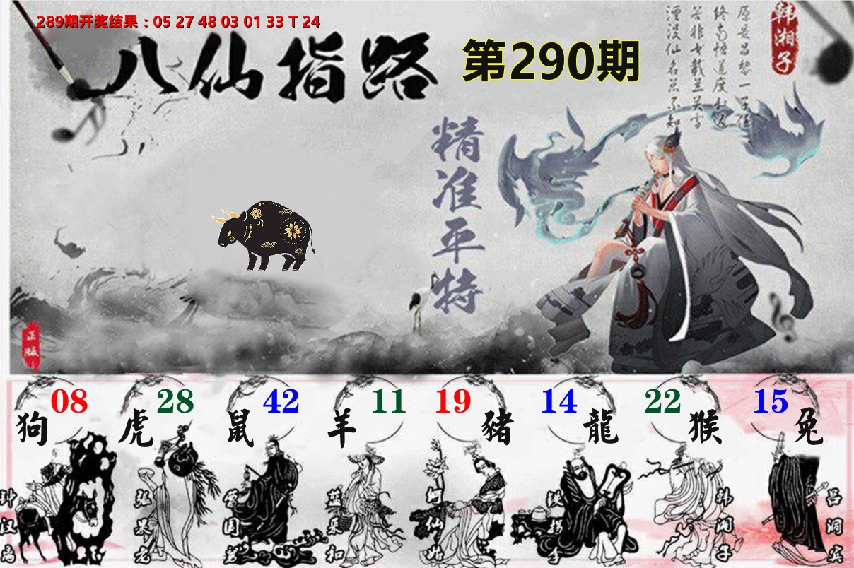 八仙指路 第290期