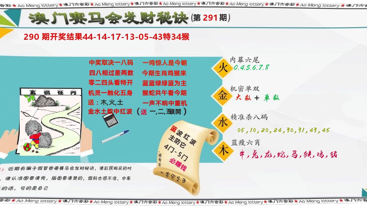 发财秘诀 第291期