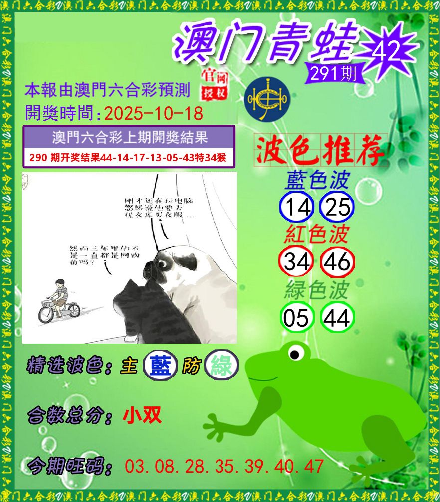 青蛙系列42 第291期