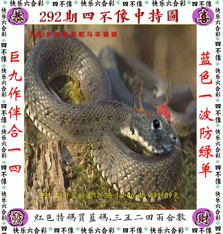 四不像 第292期