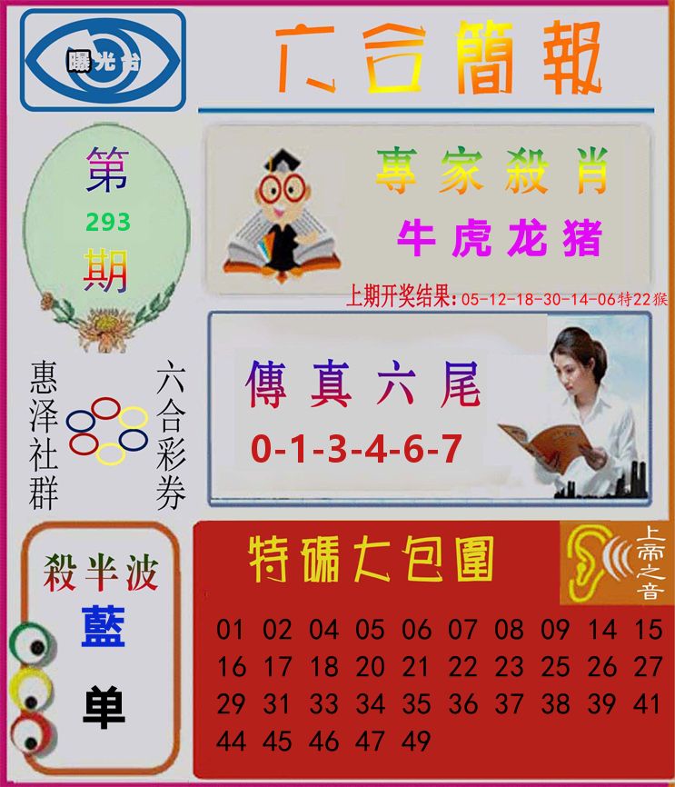 六合简报 第293期