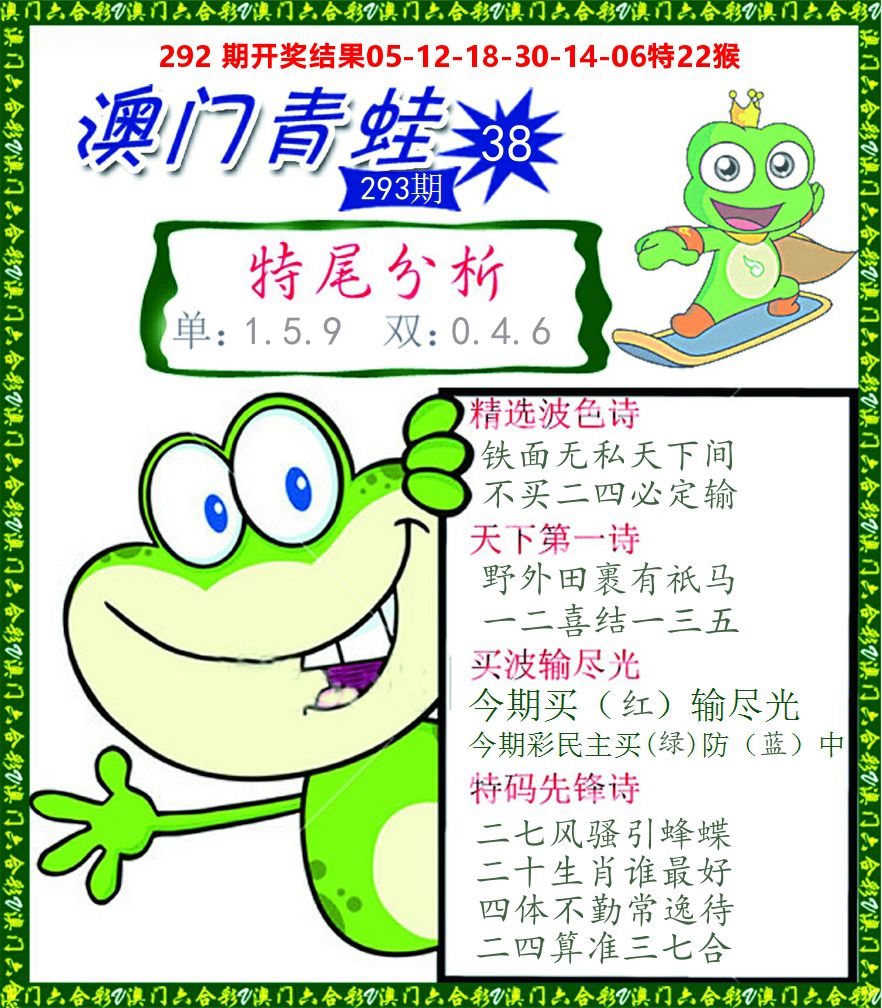 青蛙系列38 第293期