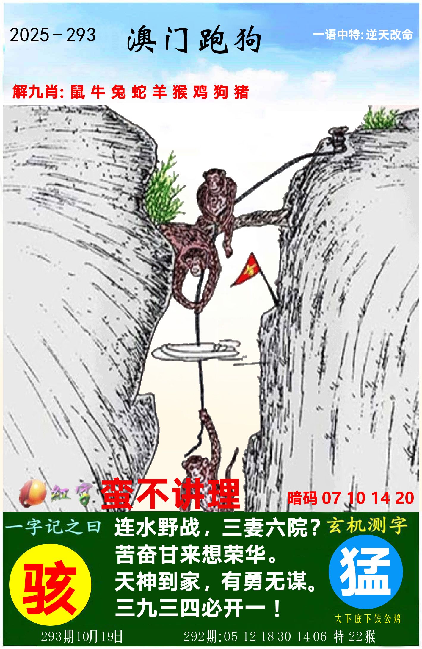 澳门跑狗图 第293期