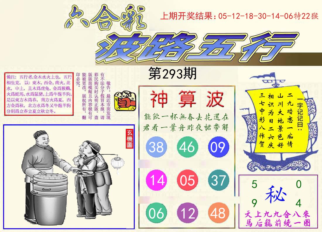 波路五行 第293期