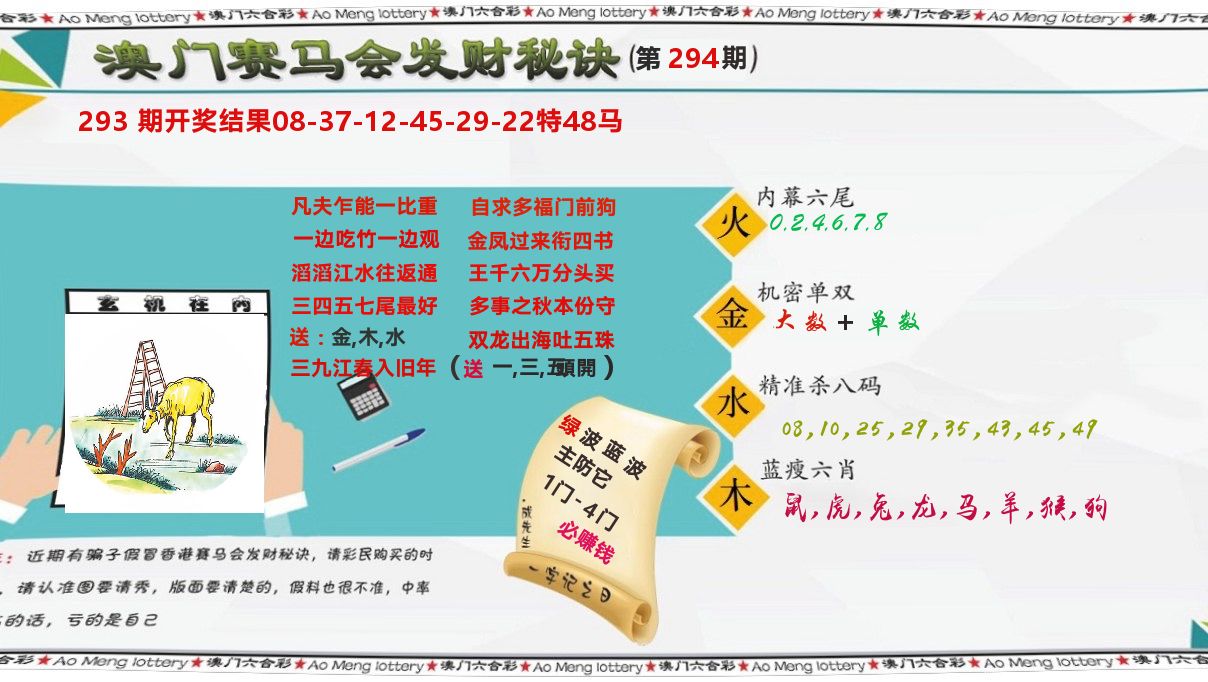 发财秘诀 第294期
