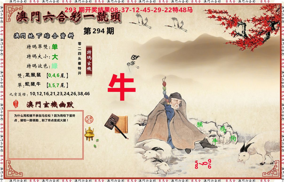 一号头 第294期