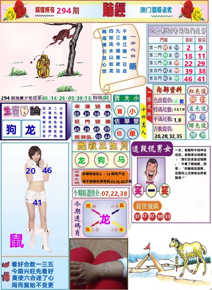 澳门赌经 第294期