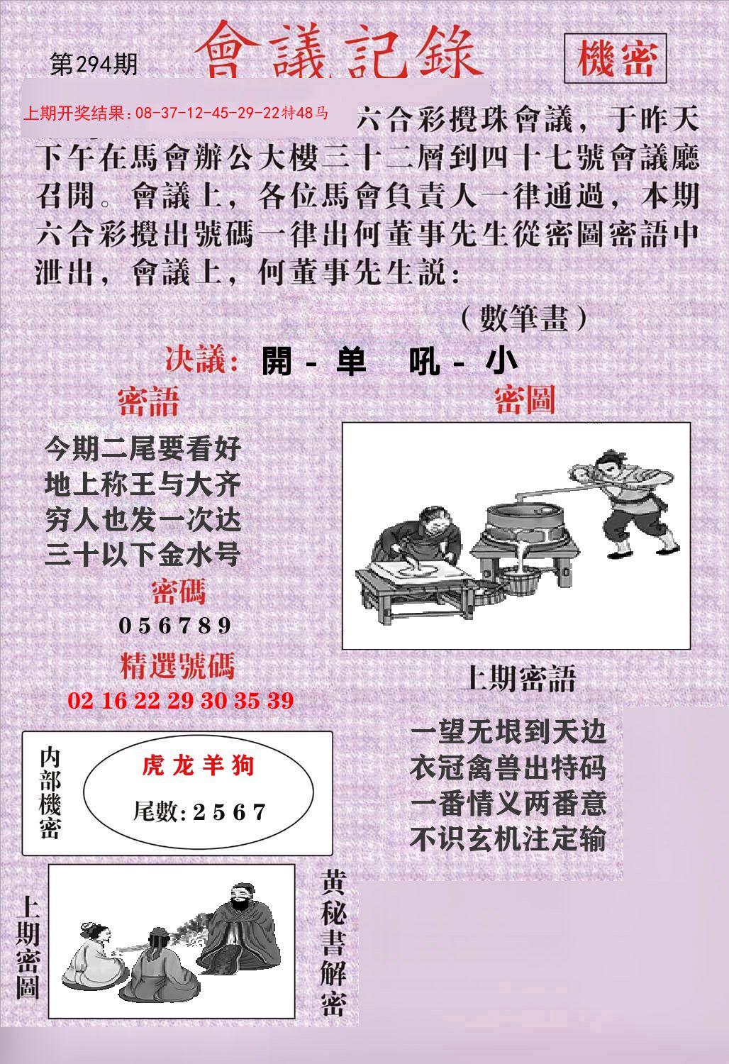 会议记录 第294期