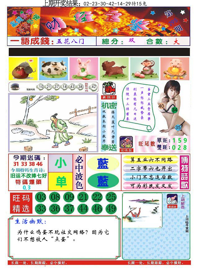 澳门财经宝鉴 第295期