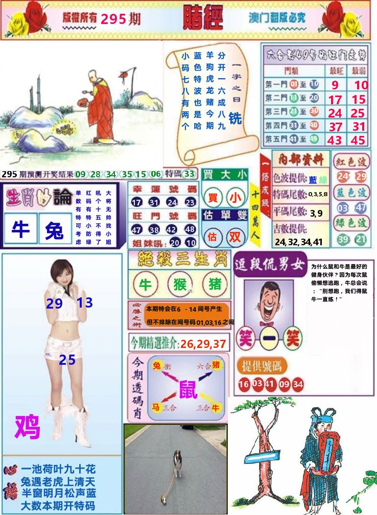 澳门赌经 第295期