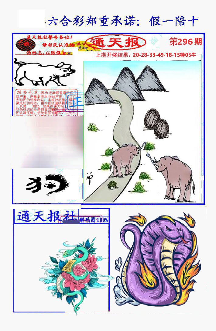 通天报 第296期