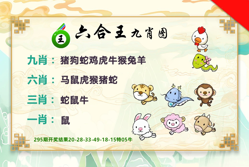 六合王九肖图 第296期