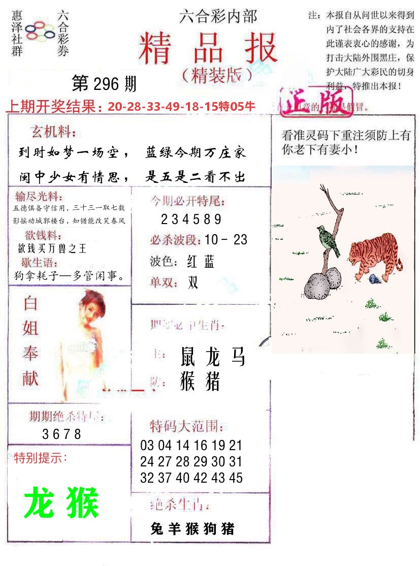 精品报 第296期
