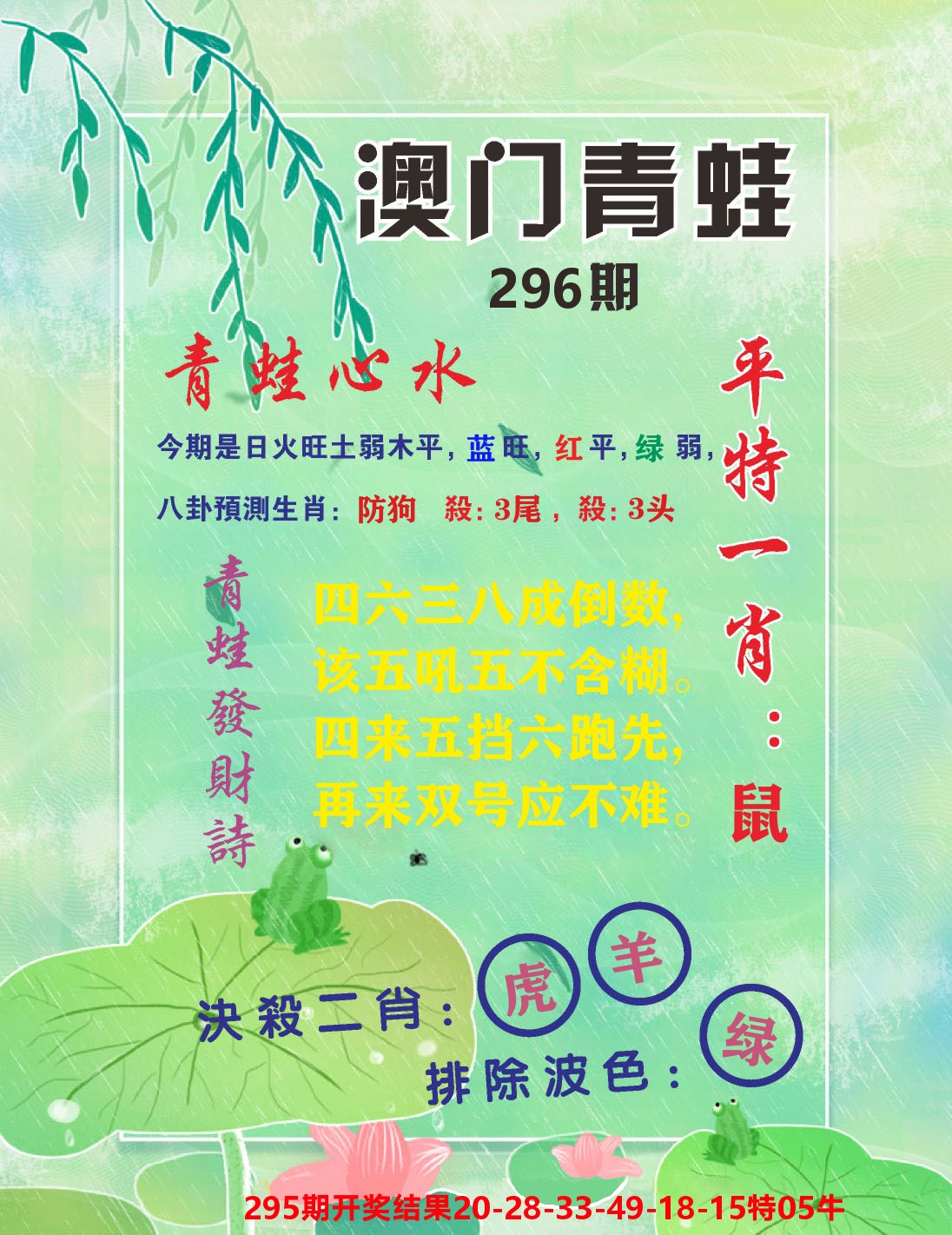 澳门致富经C 第296期