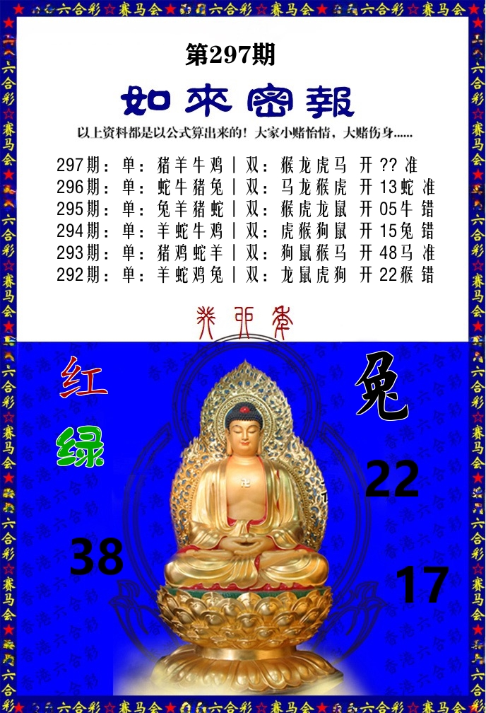 如来密报 第297期