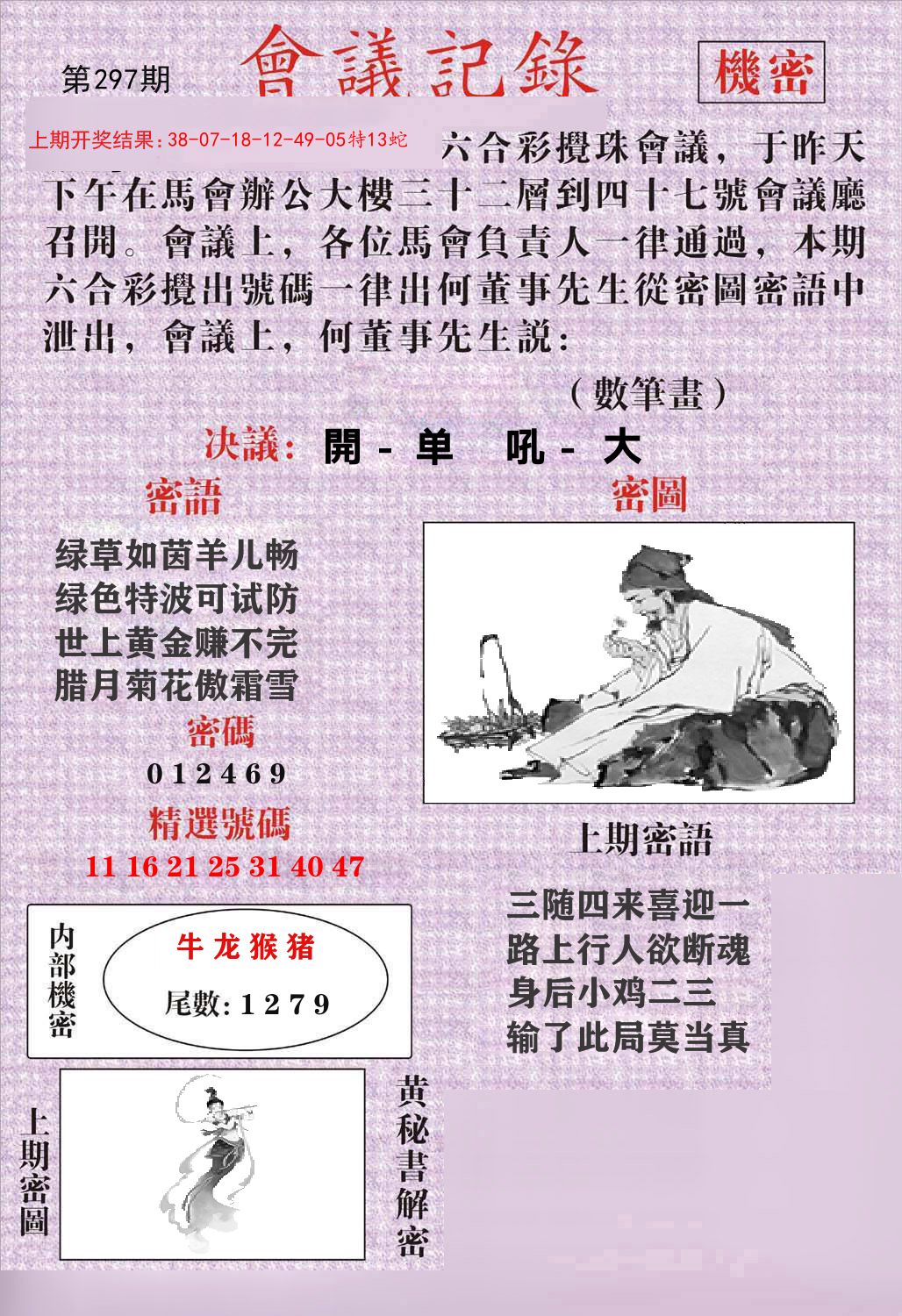 会议记录 第297期