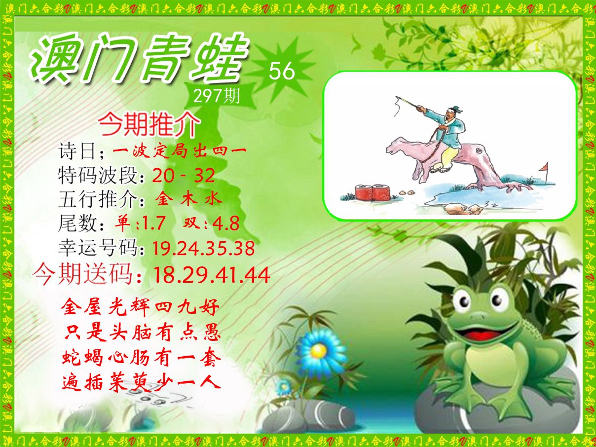 青蛙系列56 第297期