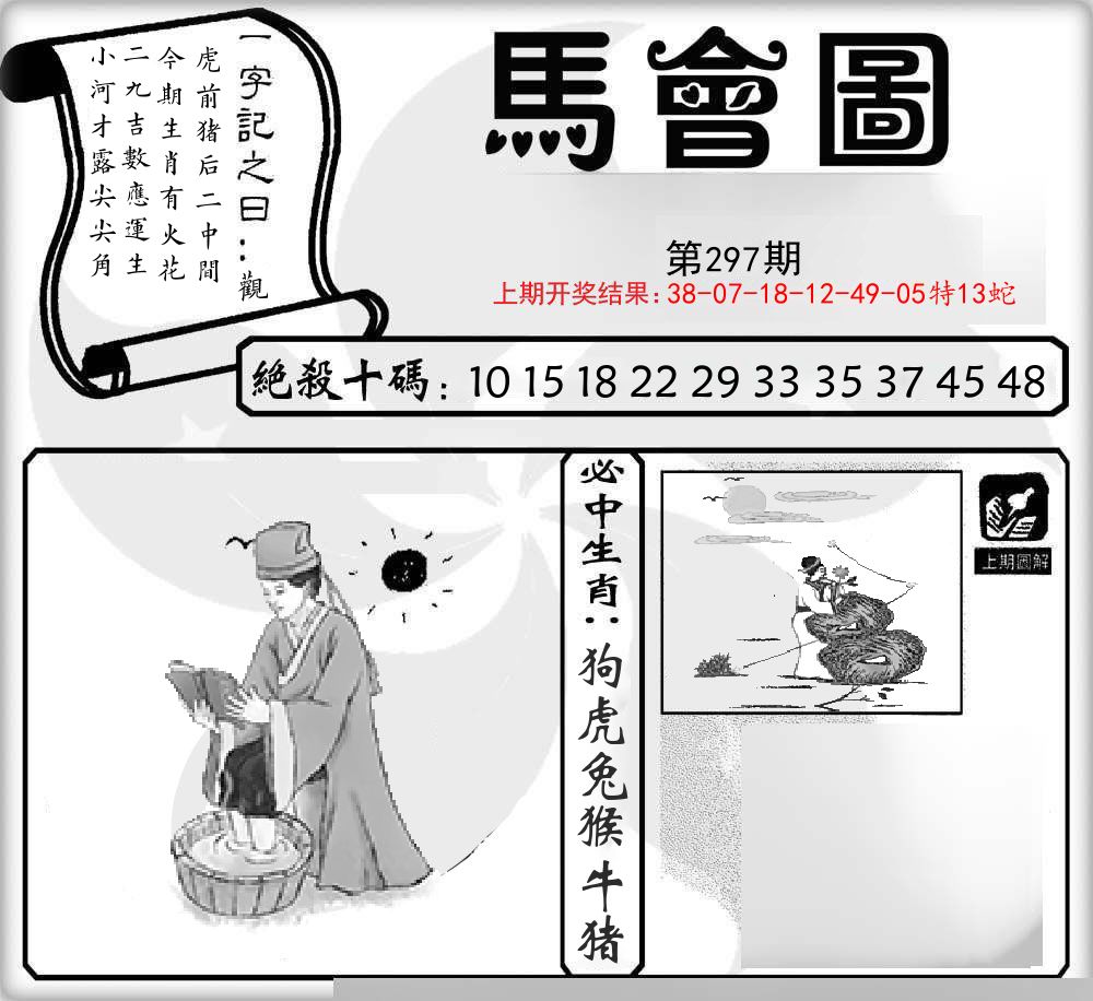 马会图 第297期