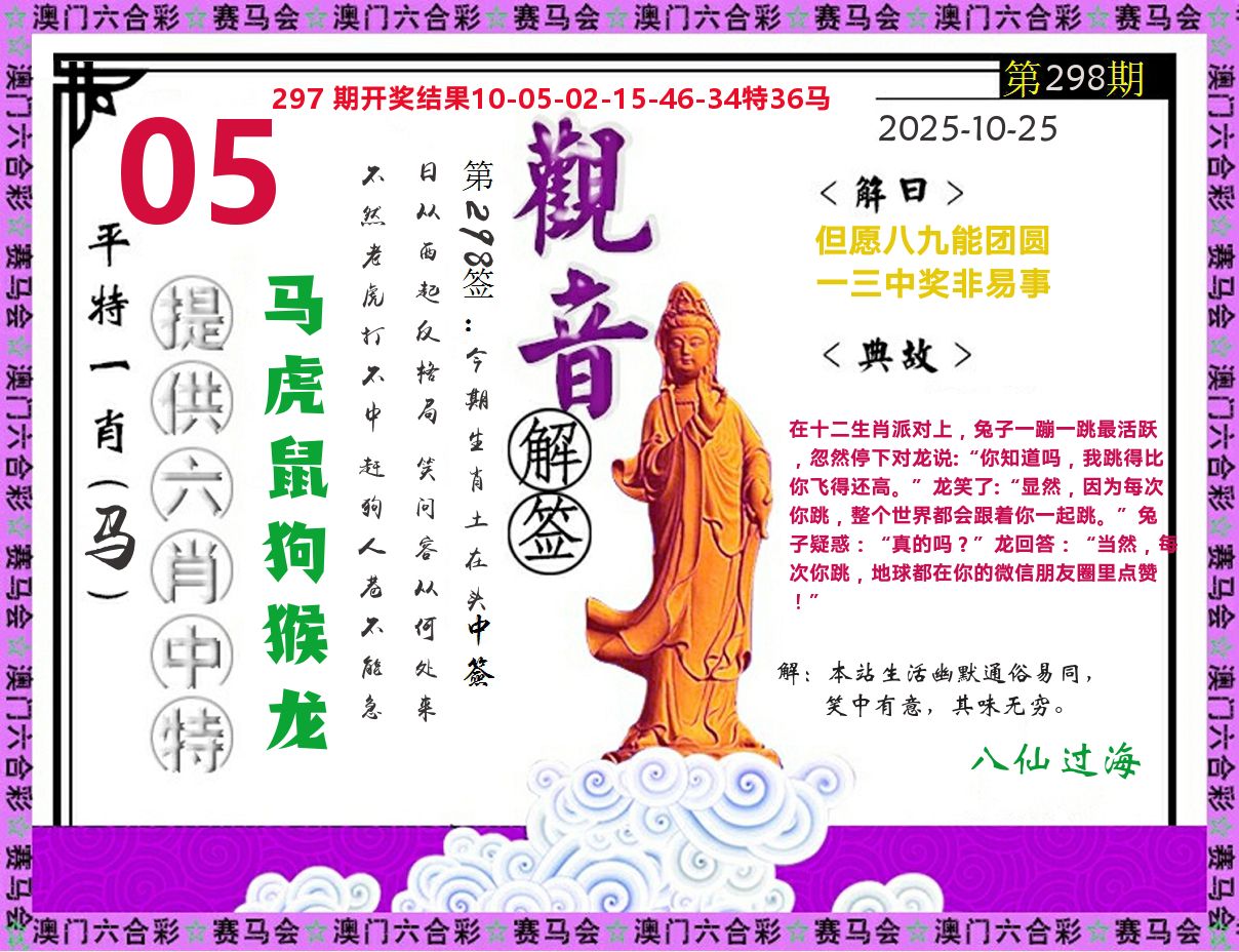 观音解签 第298期
