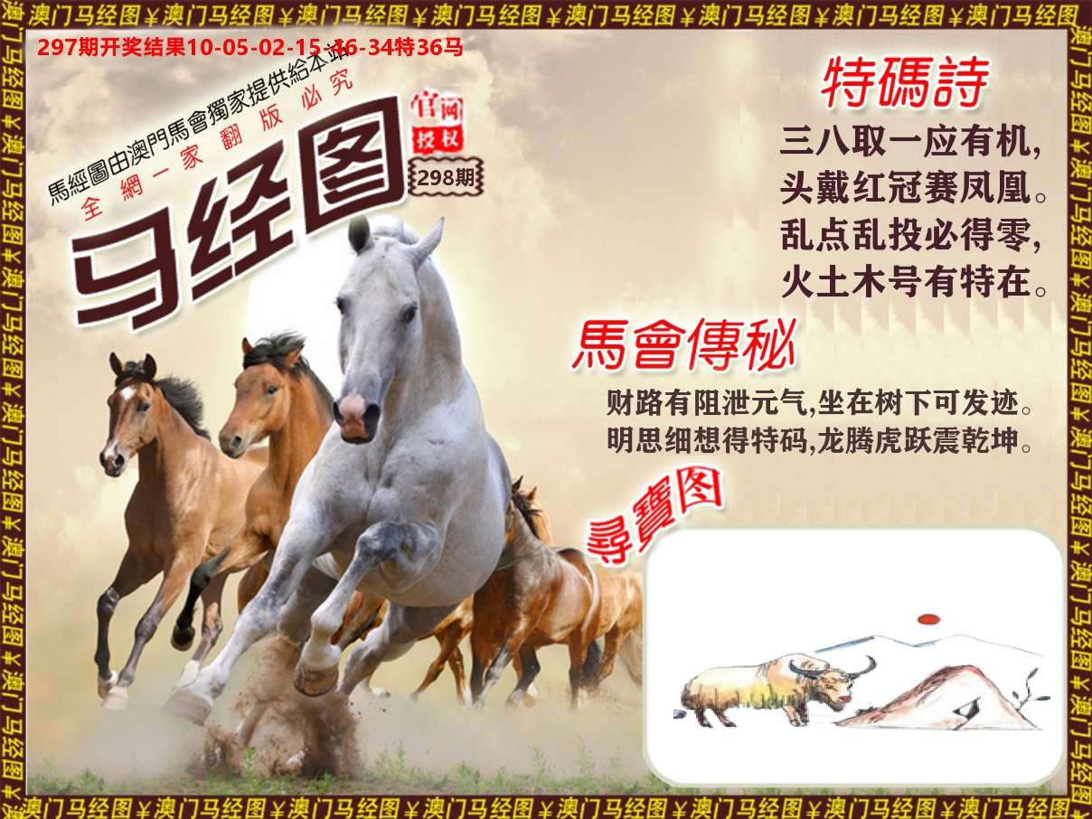 马经系列 第298期