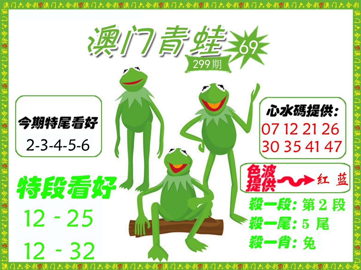 青蛙系列69 第299期