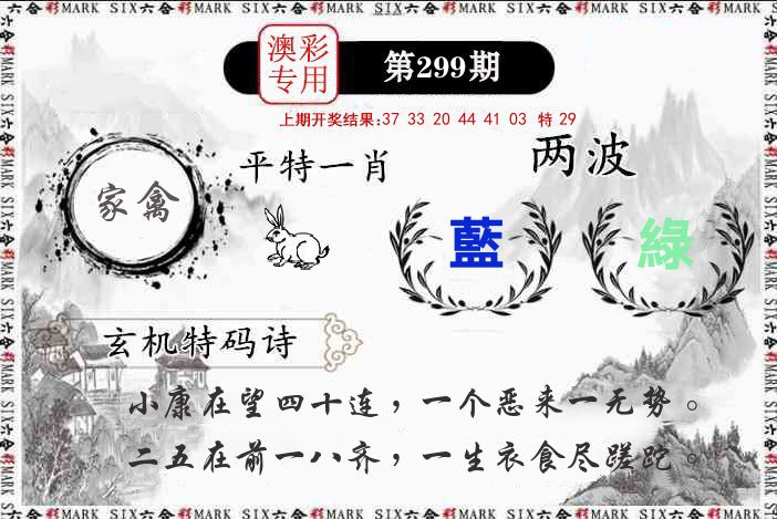澳门专用 第299期