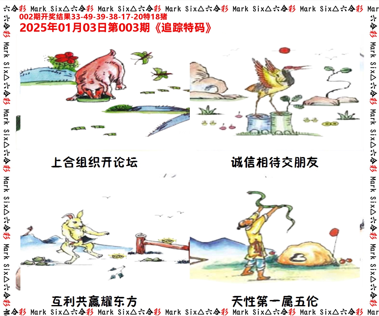 追踪特码 第3期