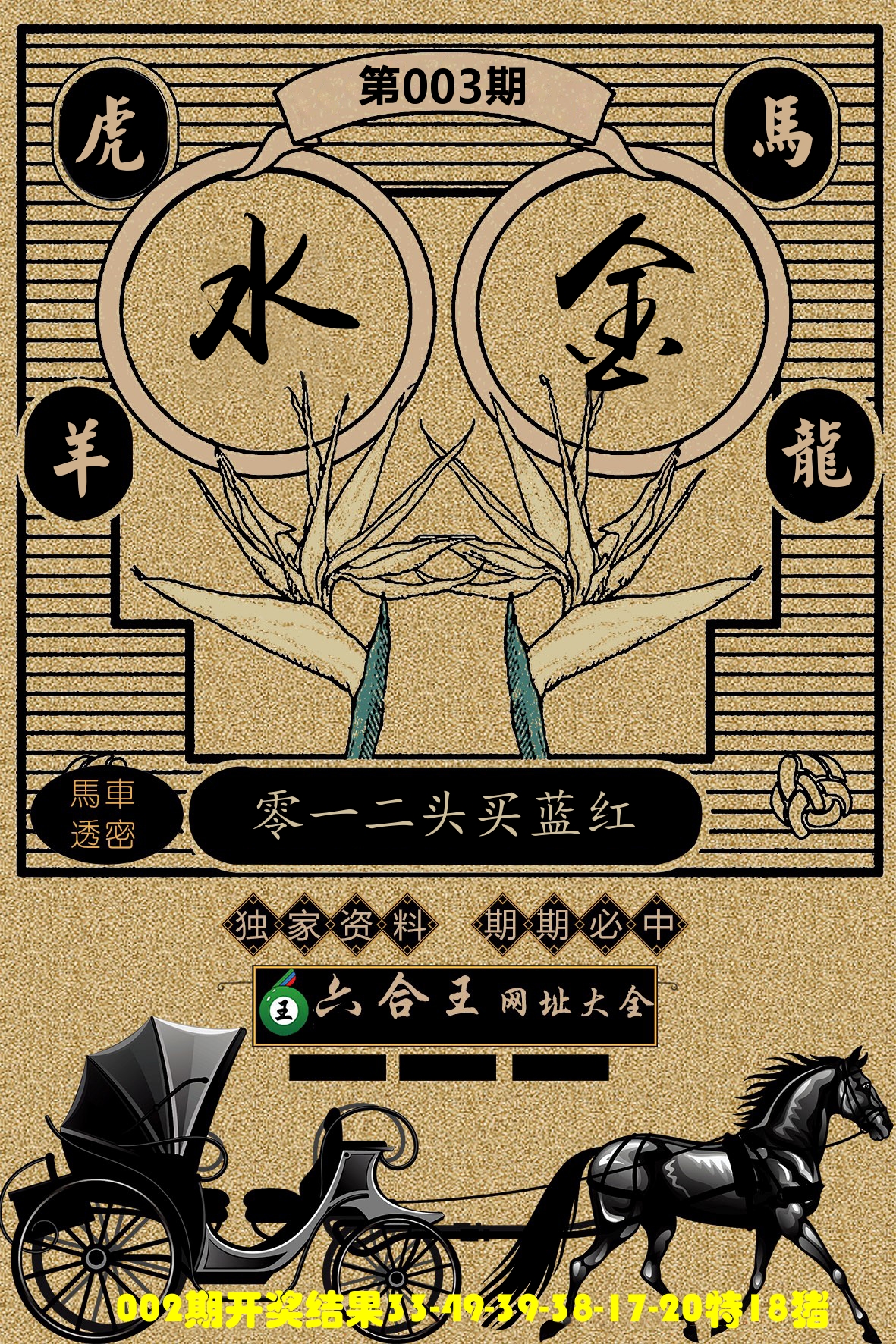 六合王马车透密 第3期
