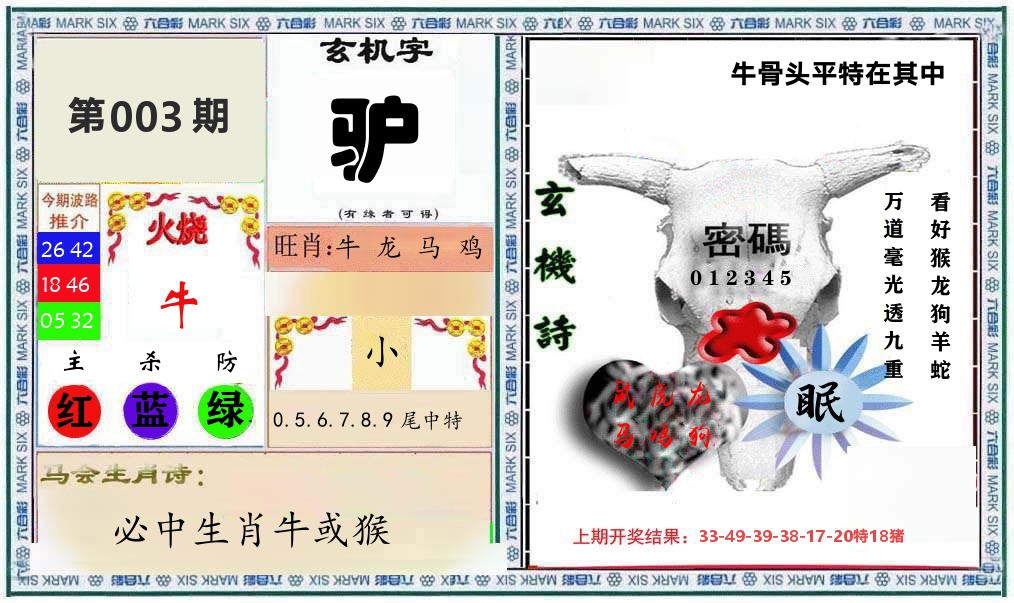 牛骨玄机 第3期