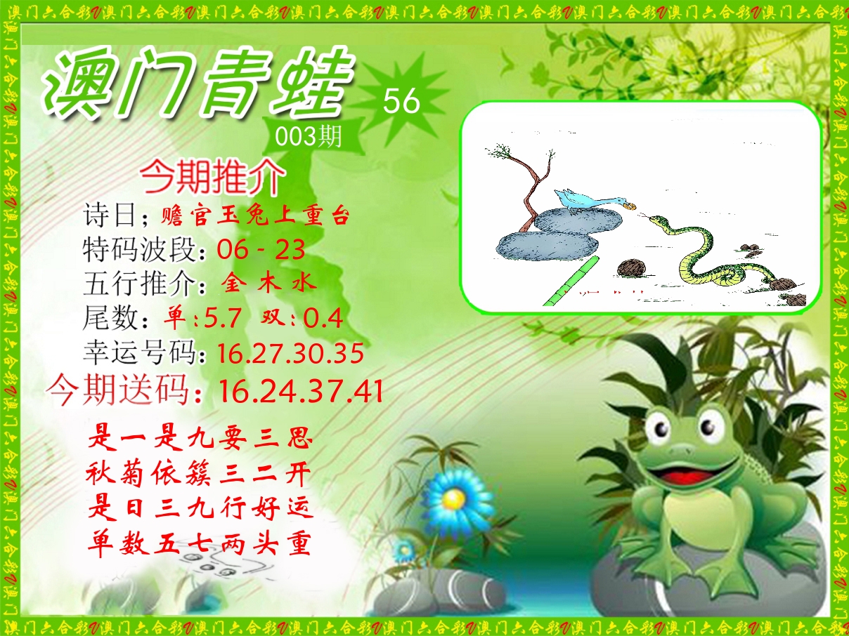 青蛙系列56 第3期