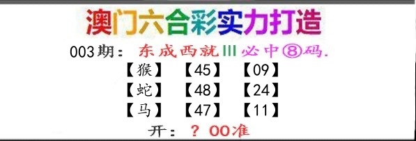 东成西就 第3期