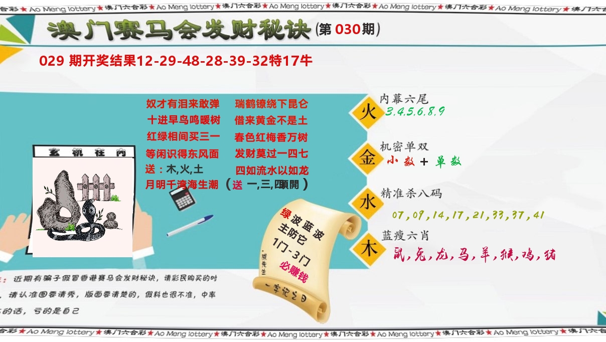 发财秘诀 第30期