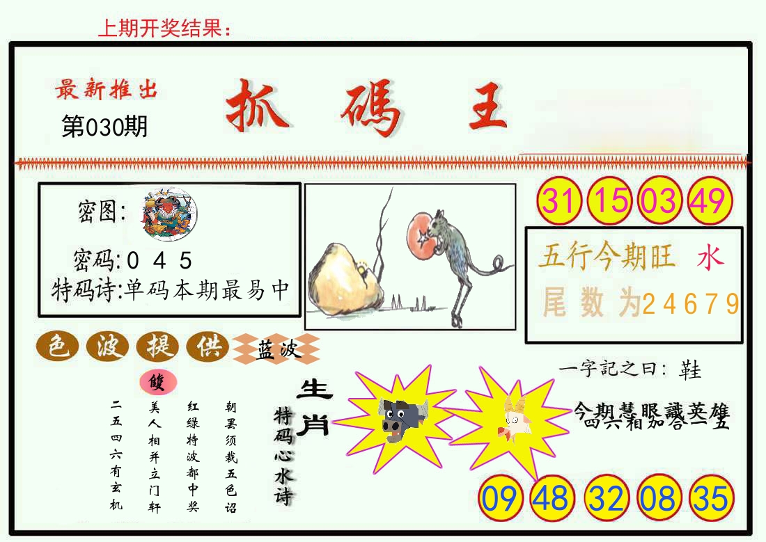最新抓码王 第30期