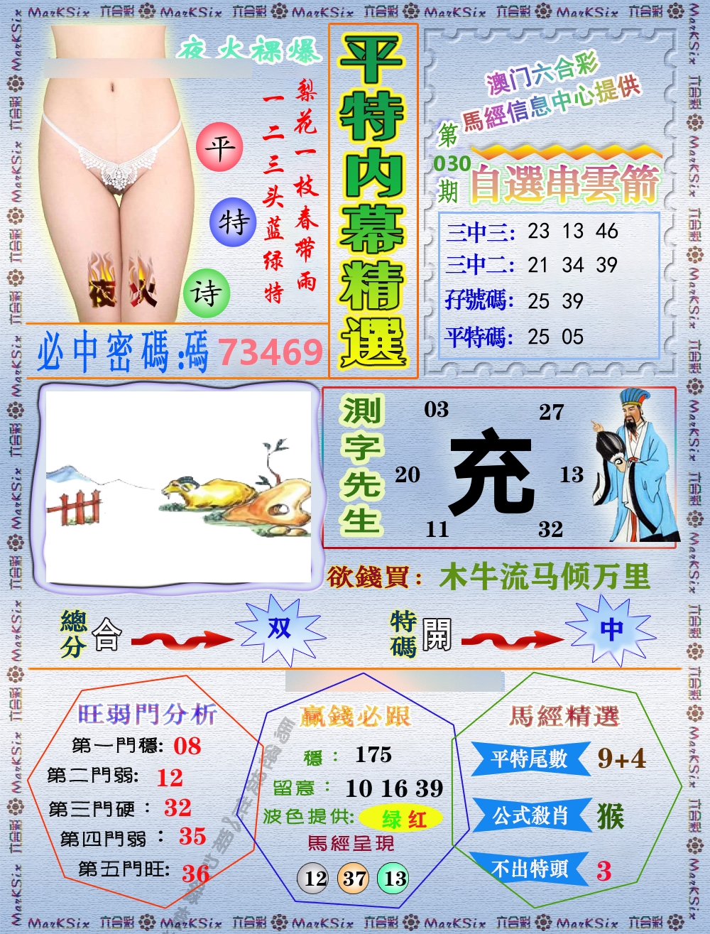 平特内幕精选 第30期