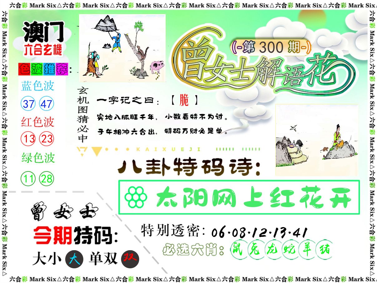 曾女士解语花 第300期