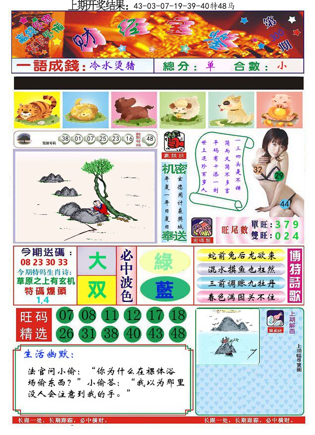 澳门财经宝鉴 第300期