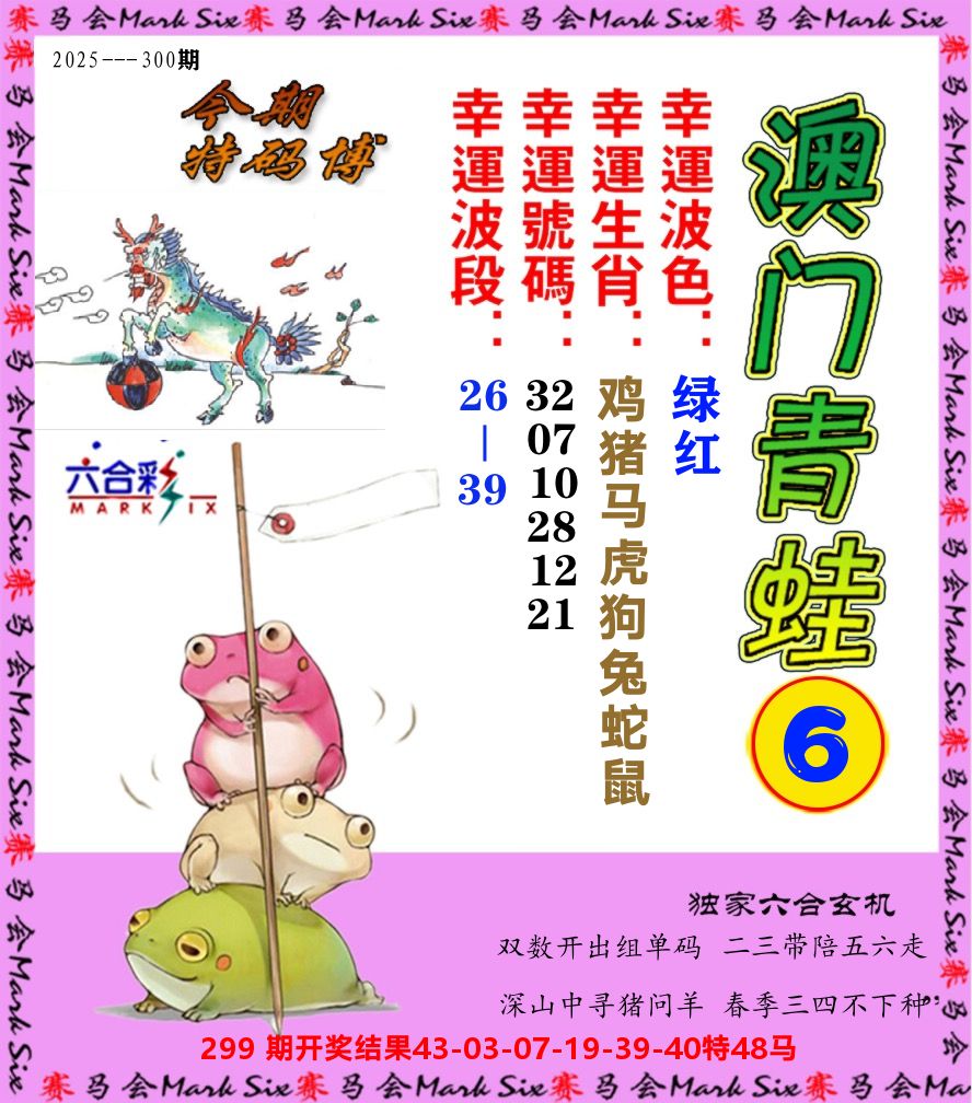 青蛙系列6 第300期